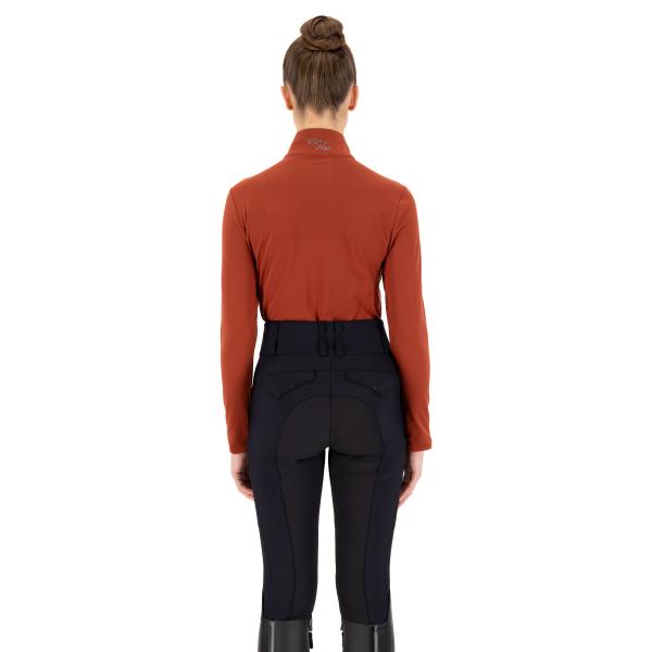 euro-star Tech Shirt ESOlivia Longsleeve, Dark Cinna